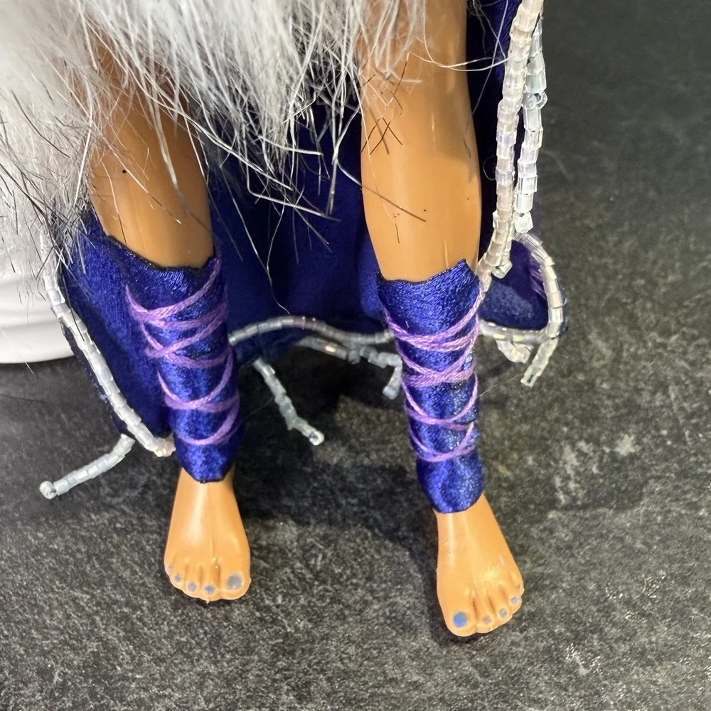 OOAK Custom Barbie Purple Blue Fairy Pixie W Wings 12